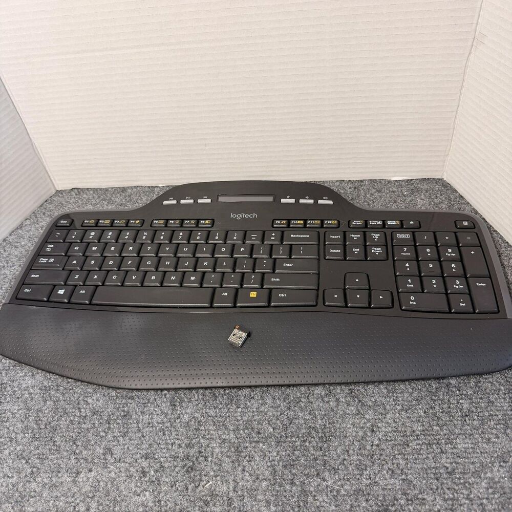 Logitech MK710 Wireless Keyboard 2.4GHz USB Unifying Black PC Multimedia